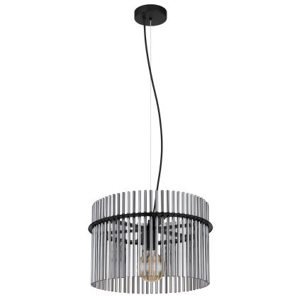 Globo - Пендел 1xE27/60W/230V Ø 40 см черен
