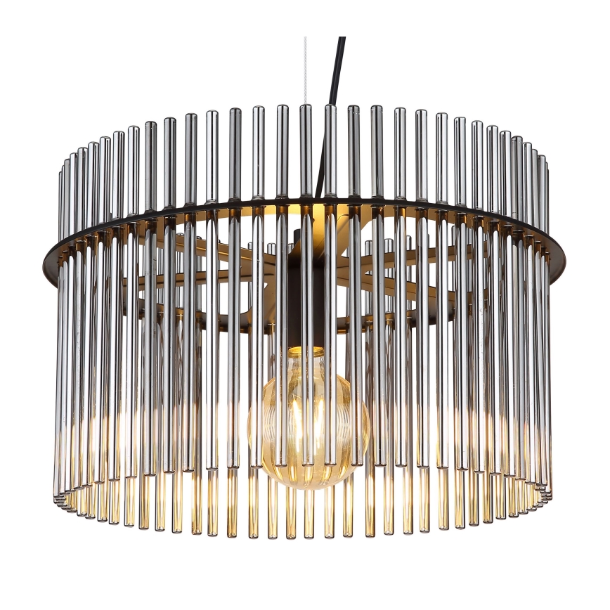 Globo - Пендел 1xE27/60W/230V Ø 40 см черен