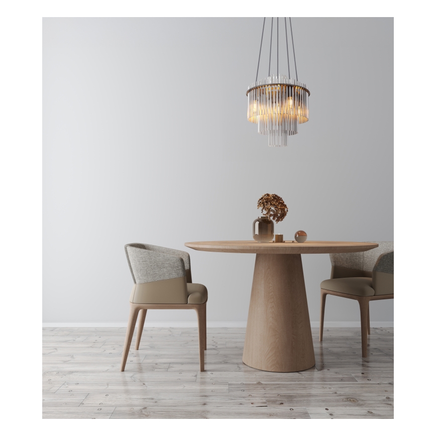 Globo - Пендел 5xE14/40W/230V черен