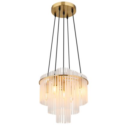 Globo - Пендел 5xE14/40W/230V златист