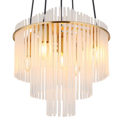 Globo - Пендел 5xE14/40W/230V златист