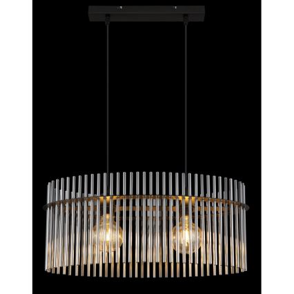 Globo - Пендел 2xE27/60W/230V черен
