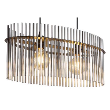 Globo - Пендел 2xE27/60W/230V черен