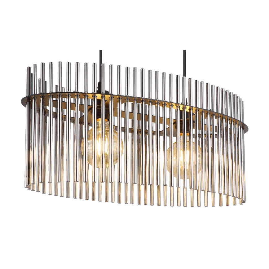 Globo - Пендел 2xE27/60W/230V черен