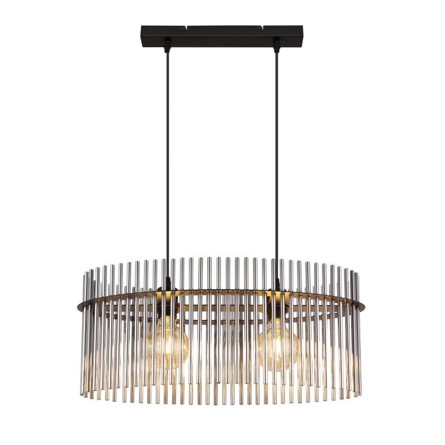 Globo - Пендел 2xE27/60W/230V черен