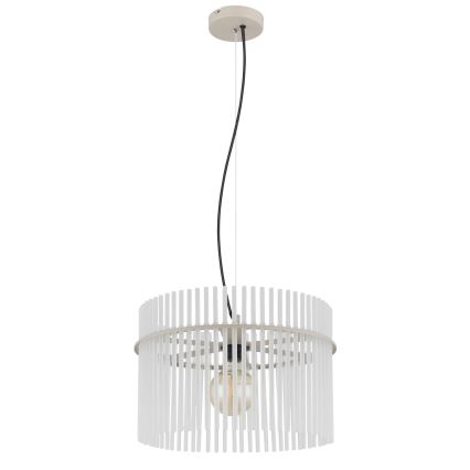 Globo - Пендант на кабел, 1xE27/60W/230V, Ø 40 см, кремав