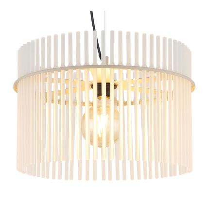 Globo - Пендант на кабел, 1xE27/60W/230V, Ø 40 см, кремав