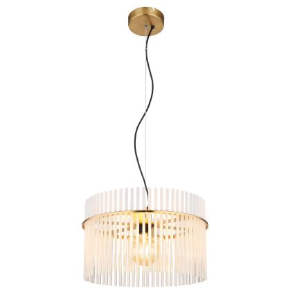 Globo - Пендел 1xE27/60W/230V Ø 40 см златист