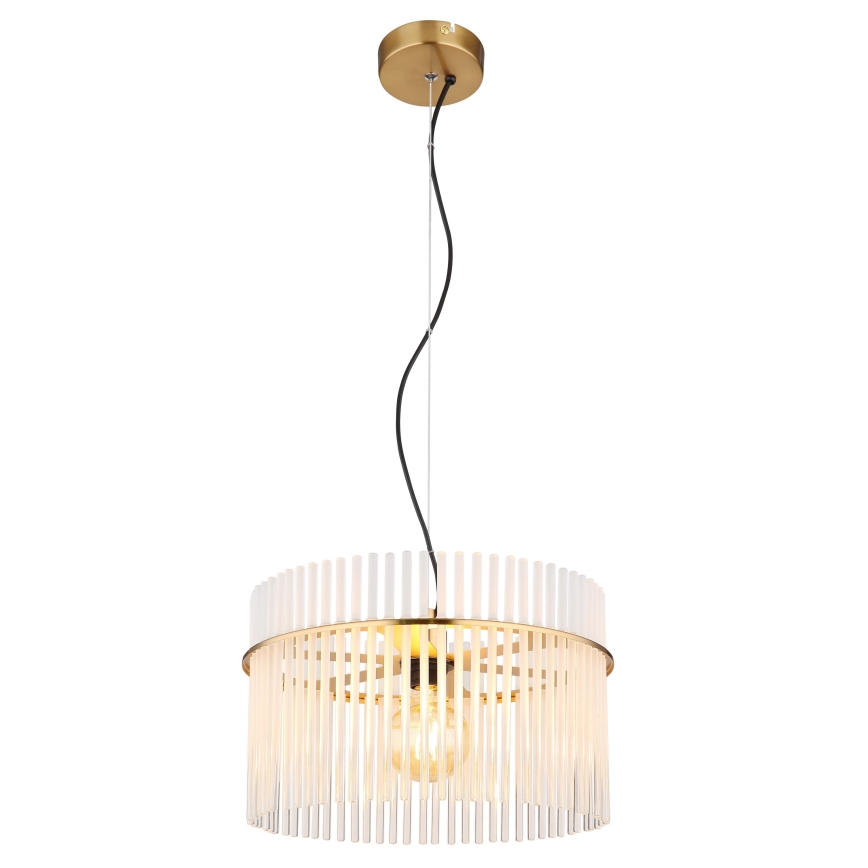 Globo - Пендел 1xE27/60W/230V Ø 40 см златист