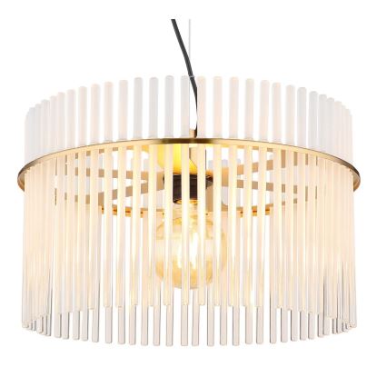 Globo - Пендел 1xE27/60W/230V Ø 40 см златист