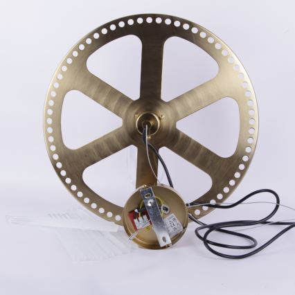 Globo - Пендел 1xE27/60W/230V Ø 40 см златист