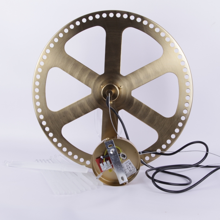 Globo - Пендел 1xE27/60W/230V Ø 40 см златист