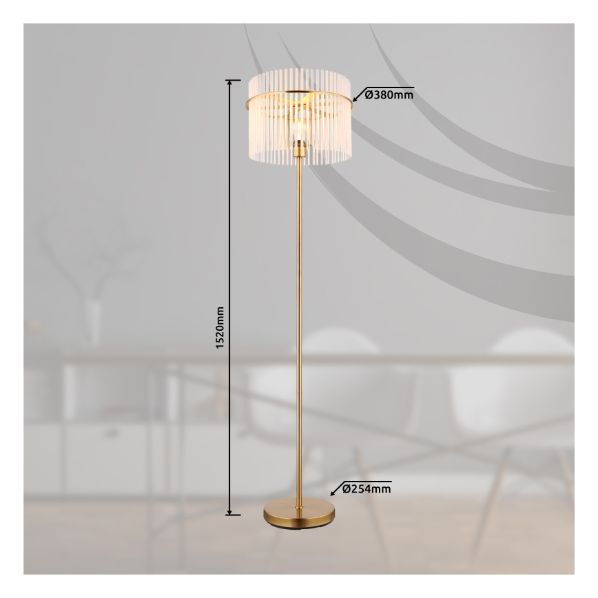 Globo - Лампион 1xE27/60W/230V златист
