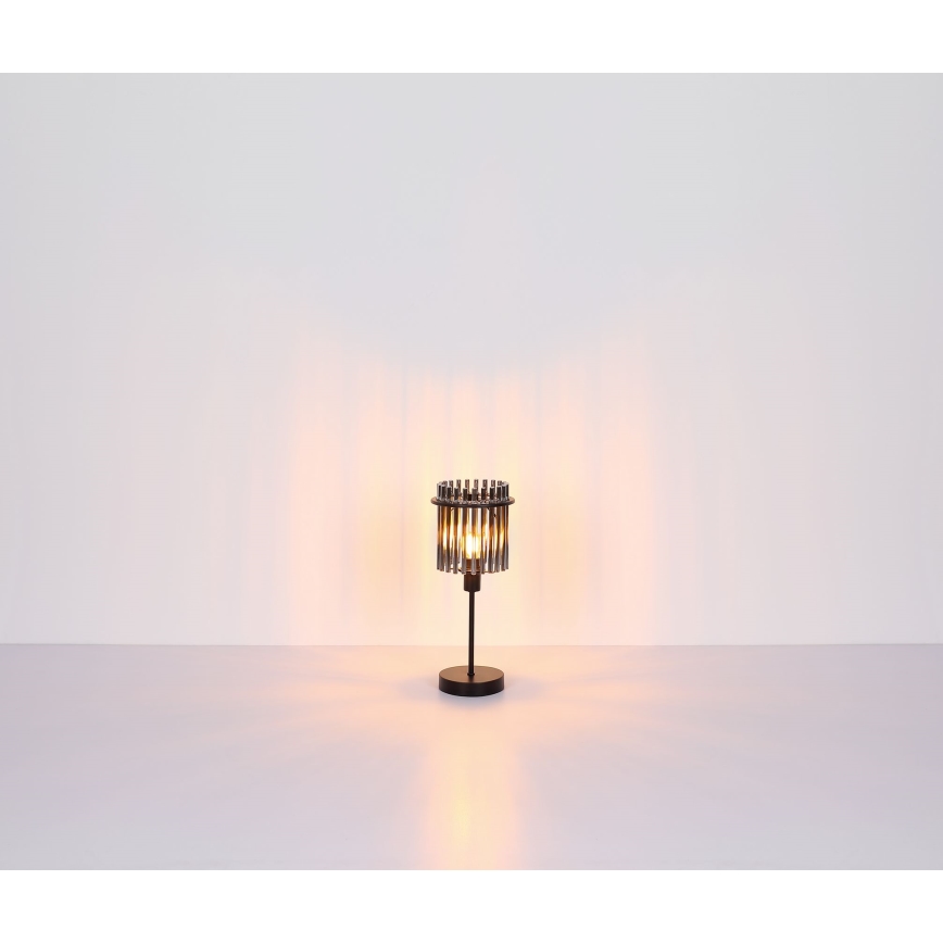 Globo - Настолна лампа 1xE14/40W/230V Ø 15 см черен