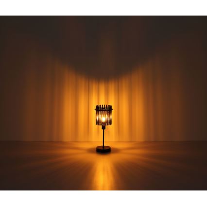 Globo - Настолна лампа 1xE14/40W/230V Ø 15 см черен