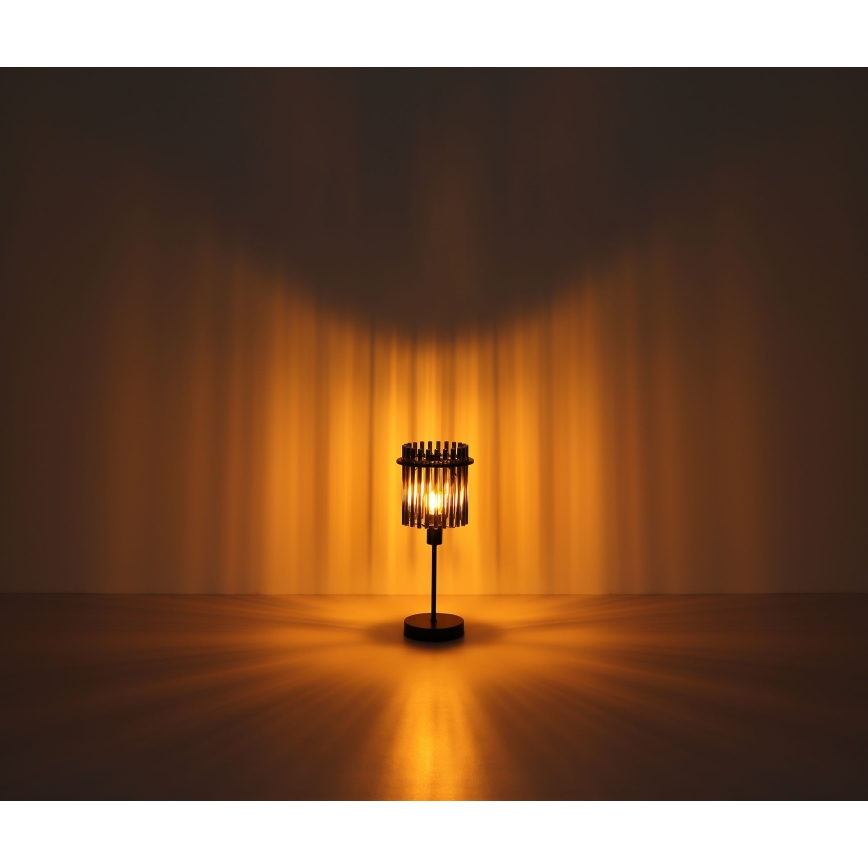 Globo - Настолна лампа 1xE14/40W/230V Ø 15 см черен