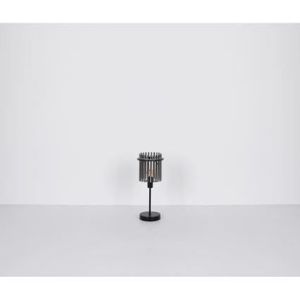 Globo - Настолна лампа 1xE27/60W/230V диаметър 30 см черна