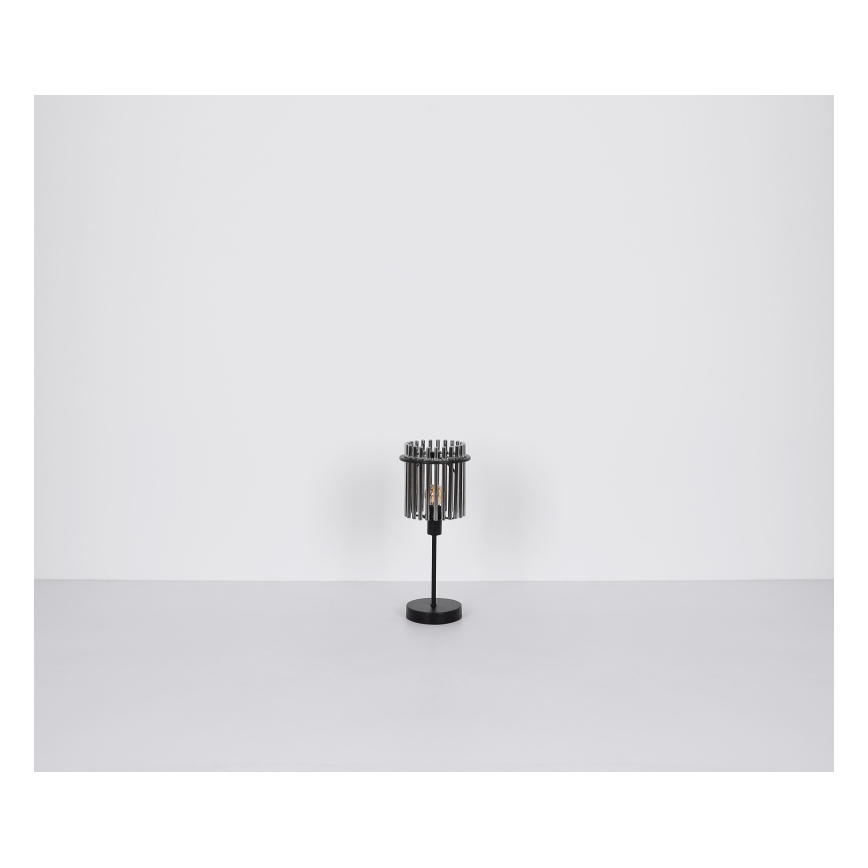 Globo - Настолна лампа 1xE27/60W/230V диаметър 30 см черна