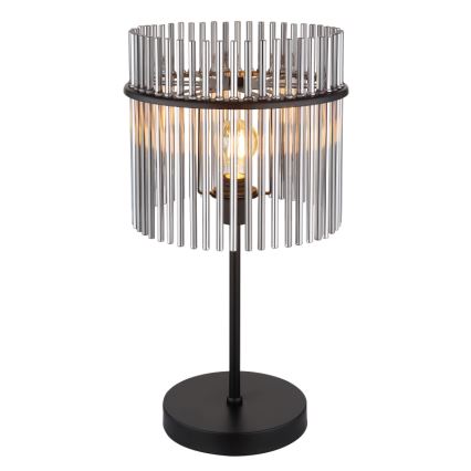 Globo - Настолна лампа 1xE27/60W/230V диаметър 30 см черна