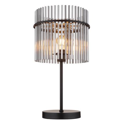 Globo - Настолна лампа 1xE27/60W/230V диаметър 30 см черна