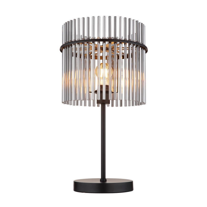Globo - Настолна лампа 1xE27/60W/230V диаметър 30 см черна