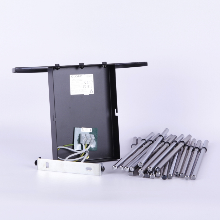 Globo - Аплик 1xE27/60W/230V черен