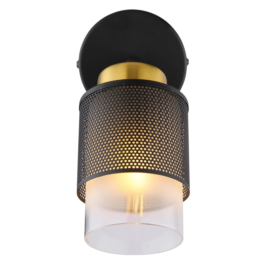 Globo - Спот аплик 1xE27/40W/230V черен/златист