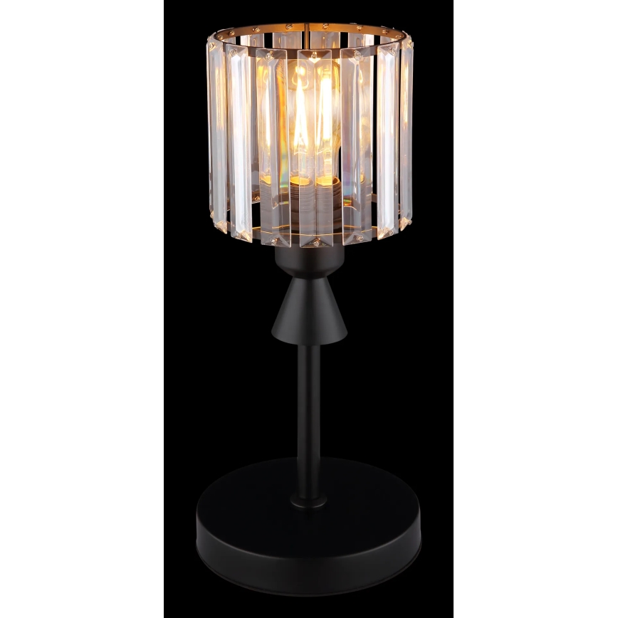 Globo - Настолна лампа 1xE27/60W/230V Ø 15 см черен