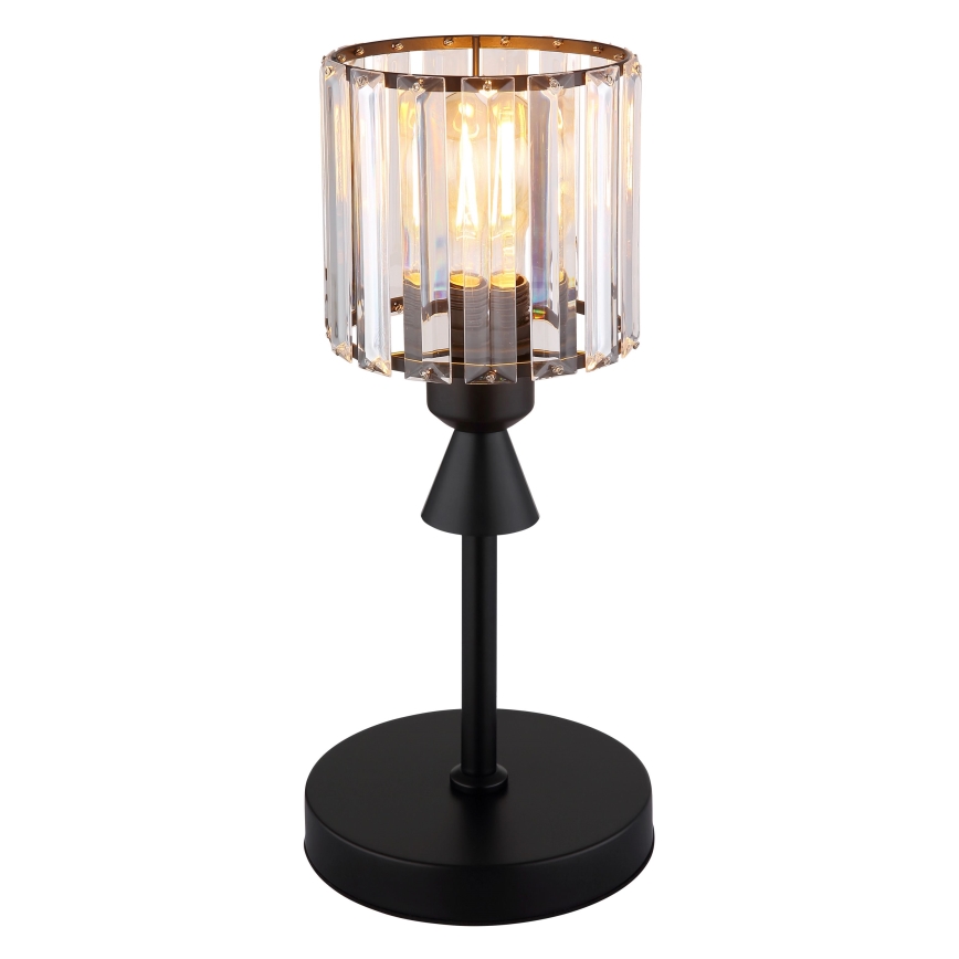 Globo - Настолна лампа 1xE27/60W/230V Ø 15 см черен