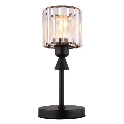 Globo - Настолна лампа 1xE27/60W/230V Ø 15 см черен