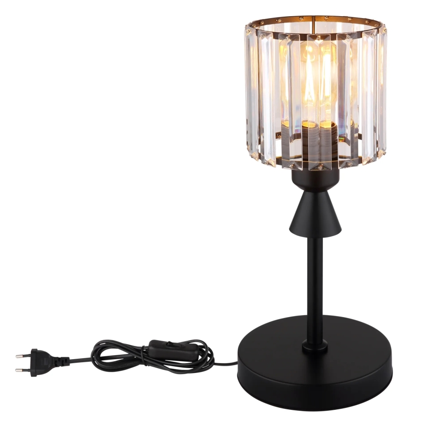 Globo - Настолна лампа 1xE27/60W/230V Ø 15 см черен