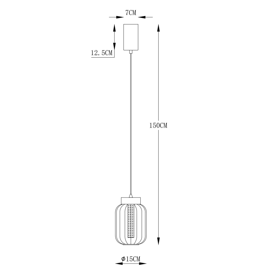 Globo - LED Пендел LED/8W/230V