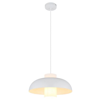 Globo - Пендант с кабел 1xE27/60W/230V бял