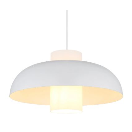 Globo - Пендант с кабел 1xE27/60W/230V бял