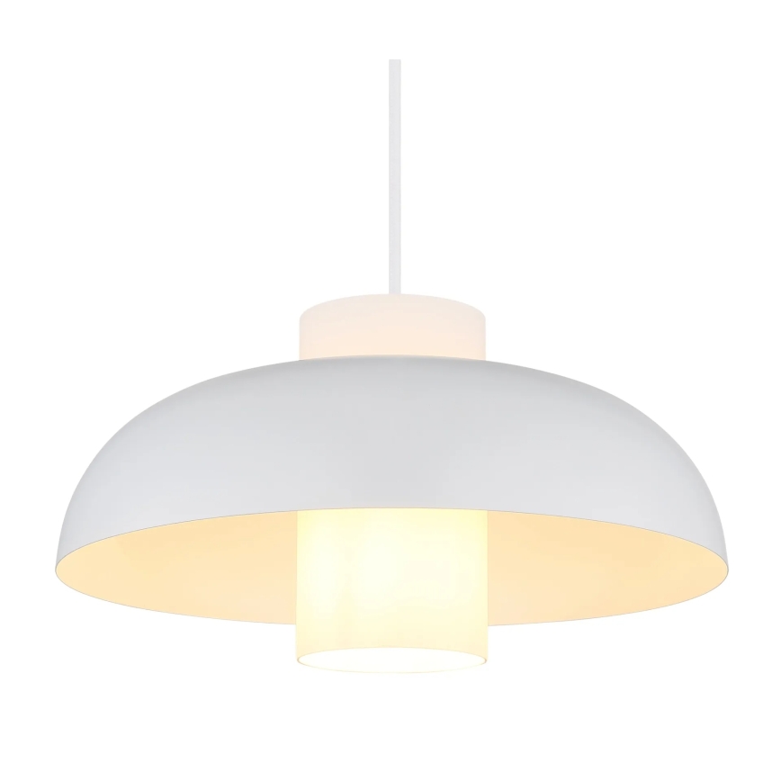 Globo - Пендант с кабел 1xE27/60W/230V бял
