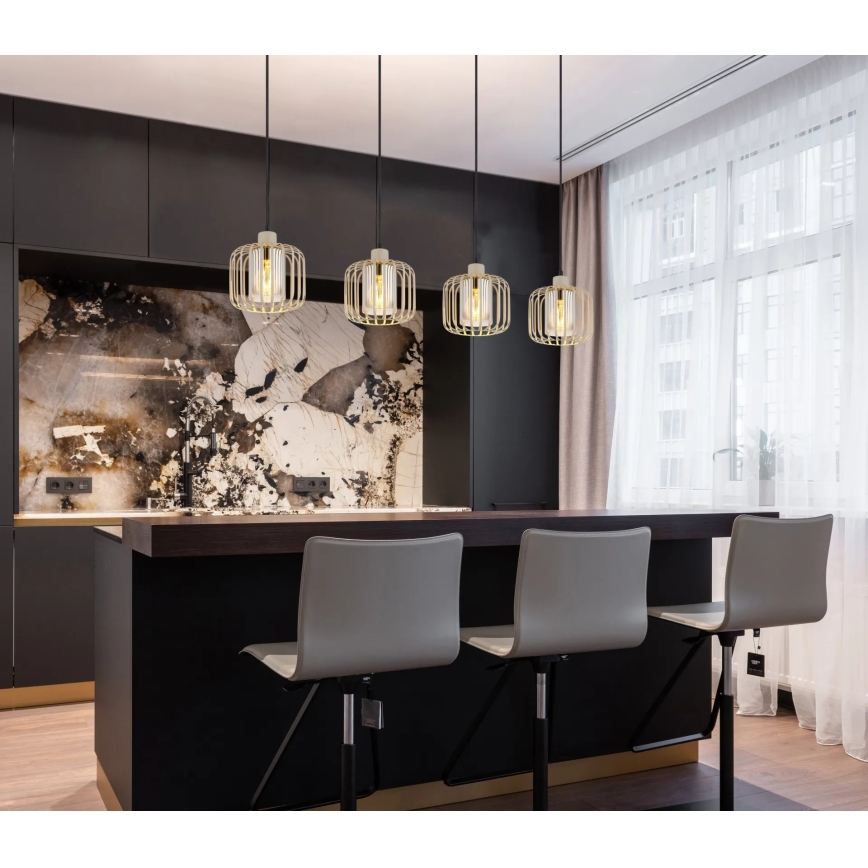 Globo - Полилей на кабел 4xE27/40W/230V