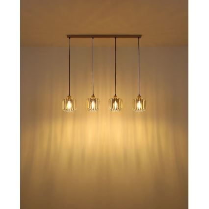 Globo - Полилей на кабел 4xE27/40W/230V