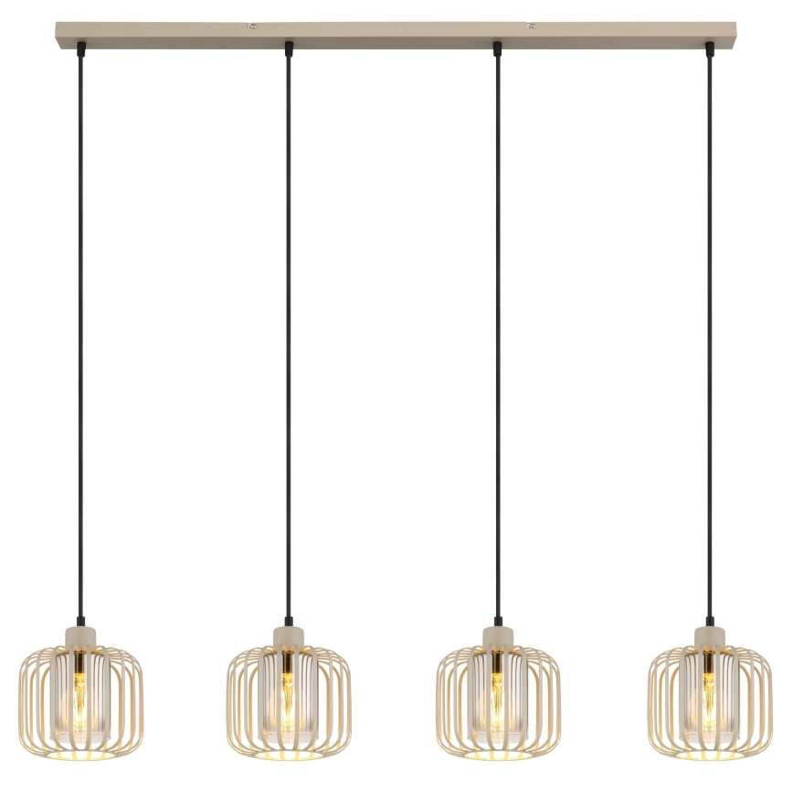 Globo - Полилей на кабел 4xE27/40W/230V