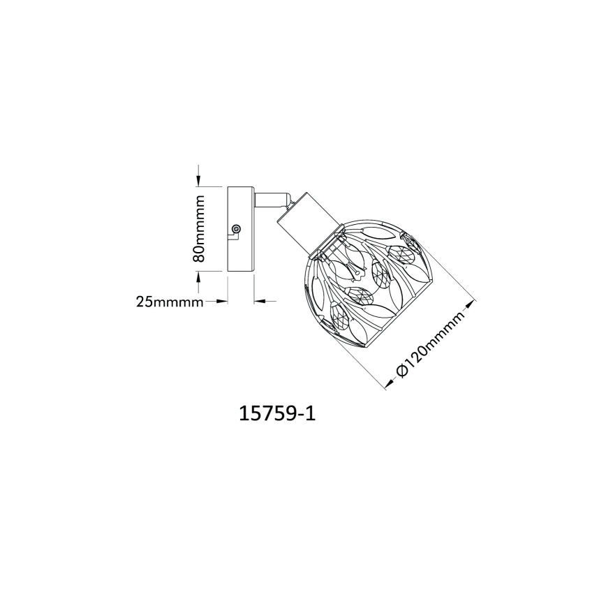 Globo - Спот аплик 1xE14/25W/230V