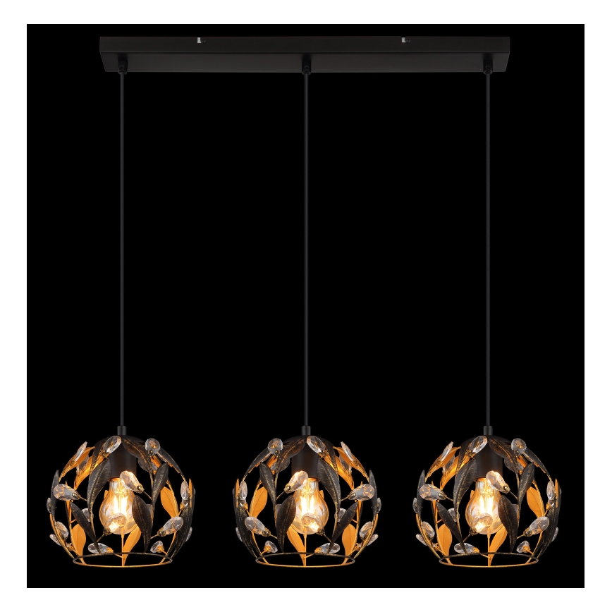 Globo - Полилей на кабел 3xE27/40W/230V