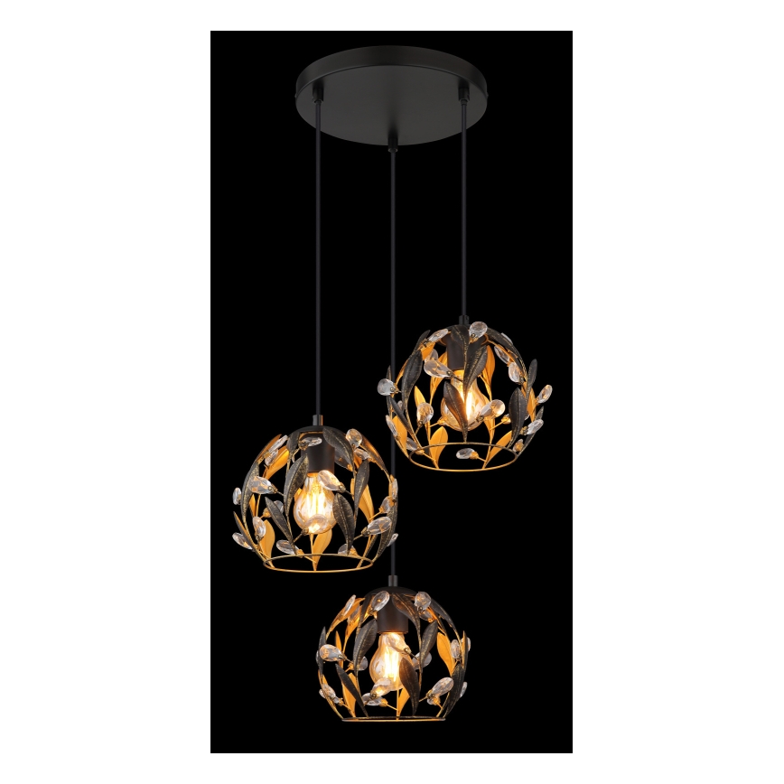 Globo - Пендел 3xE27/40W/230V Ø 41 см