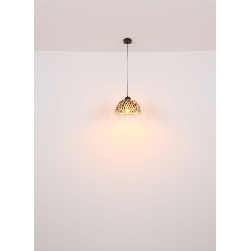 Globo - Пендел 1xE27/15W/230V бамбук