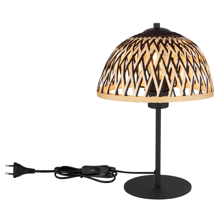 Globo - Настолна лампа 1xE27/15W/230V бамбук