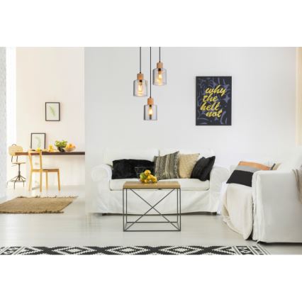 Globo - полилей на кабел, 3xE27, макс. 25W, 230V, Ø 30 см