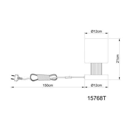 Globo - Настолна лампа 1xE27/25W/230V
