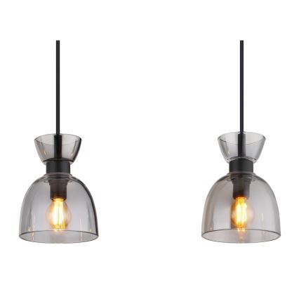 Globo - Пендел 3xE14/40W/230V черен/опушен