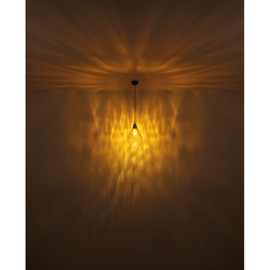 Globo - Пендел 1xE27/60W/230V Ø 21 см оранжев