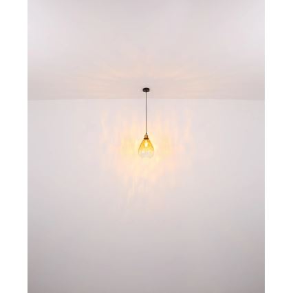 Globo - Пендел 1xE27/60W/230V Ø 21 см оранжев