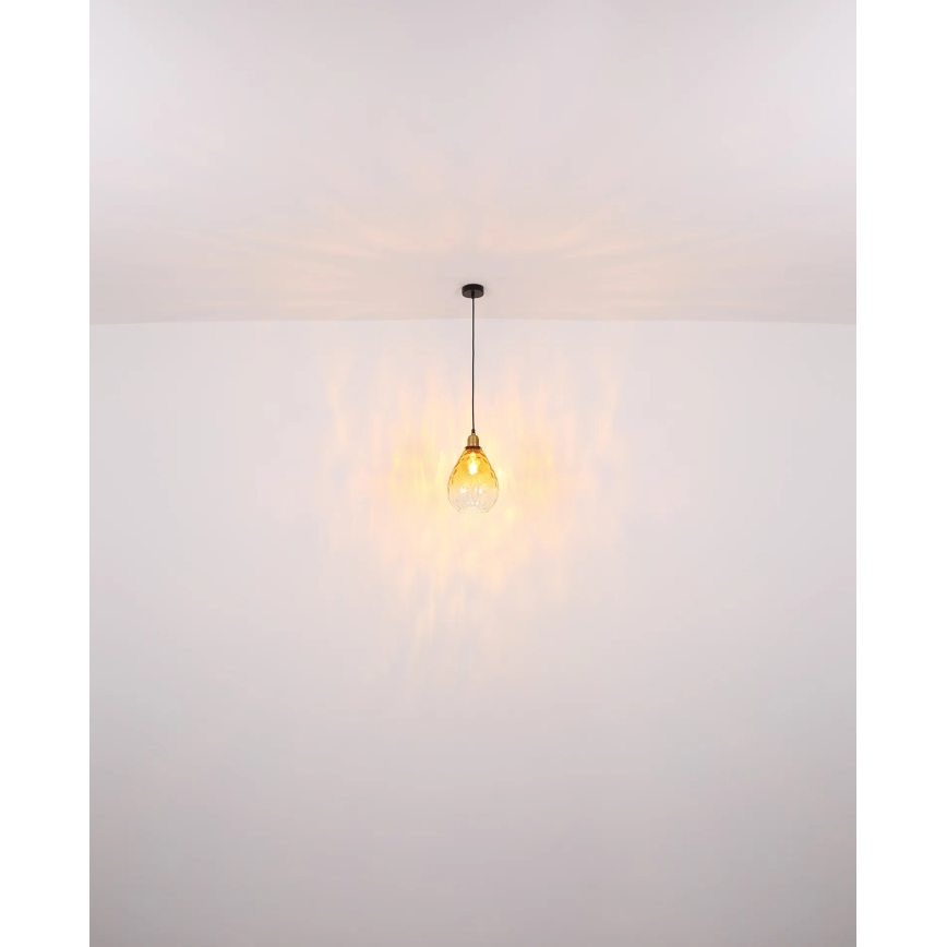 Globo - Пендел 1xE27/60W/230V Ø 21 см оранжев