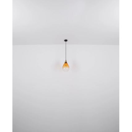 Globo - Пендел 1xE27/60W/230V Ø 21 см оранжев